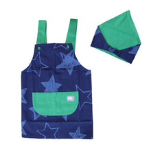 画像をギャラリービューアに読み込む, キッズ エプロン&三角巾セット 120cm 130cm セット (キッズエプロン 小学生 小学校 子供用 子ども ジュニア 120 130 エプロンセット H型) (在庫限り)