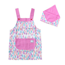 画像をギャラリービューアに読み込む, キッズ エプロン&三角巾セット 120cm 130cm セット (キッズエプロン 小学生 小学校 子供用 子ども ジュニア 120 130 エプロンセット H型) (在庫限り)