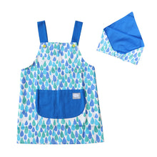 画像をギャラリービューアに読み込む, キッズ エプロン&三角巾セット 120cm 130cm セット (キッズエプロン 小学生 小学校 子供用 子ども ジュニア 120 130 エプロンセット H型) (在庫限り)
