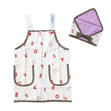 画像をギャラリービューアに読み込む, キッズ エプロン&三角巾セット 120cm 130cm セット (キッズエプロン 小学生 小学校 子供用 子ども ジュニア 120 130 エプロンセット H型) (在庫限り)