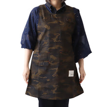 画像をギャラリービューアに読み込む, レディース エプロン ショート丈 h型エプロン おしゃれ 保育士 コットン 脇ボタン 大人 M (ワンピース ポケット たくさん 婦人 女性用 カフェエプロン ガーデニング ユニフォーム)