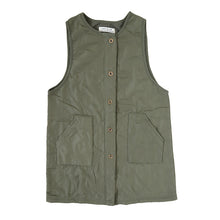 画像をギャラリービューアに読み込む, エプロン 暖かい 裏フリース 撥水 おしゃれ 前開き レディース 羽織り アウター M-L 冬 実用的 シンプル 無地 可愛い ノースリーブ 防寒 家事 キッチン ガーデニング 水回り キルティング キルト h型 ロングベスト