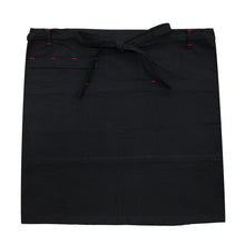 画像をギャラリービューアに読み込む, カフェエプロン おしゃれ エプロン 無地 ギャルソン ガーデニング レディース 前掛けエプロン ショート丈 M 保育士 大人 母の日 ポケット 婦人 女性用 業務用 ユニフォーム