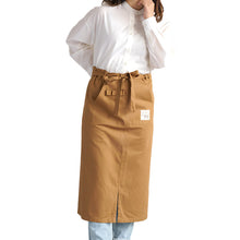 画像をギャラリービューアに読み込む, カフェエプロン おしゃれ エプロン ロング 無地 ギャルソン ガーデニング レディース 前掛けエプロン M 保育士 大人 母の日 ポケット ユニセックス 業務用 ユニフォーム