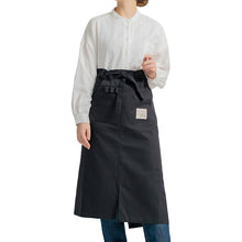 画像をギャラリービューアに読み込む, カフェエプロン おしゃれ エプロン ロング 無地 ギャルソン ガーデニング レディース 前掛けエプロン M 保育士 大人 母の日 ポケット ユニセックス 業務用 ユニフォーム