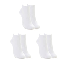 画像をギャラリービューアに読み込む, 靴下 白 コットン ソックス スニーカー丈 3足組 22-24cm~26-28cm メンズ ジュニア レディース キッズ スポーツ スニーカーソックス リブソックス スクールソックス 白靴下