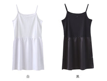 画像をギャラリービューアに読み込む, キッズ スリップ ワンピース インナー ペチコート キャミソール ジュニア 110cm~160cm 子供 透け防止 こども ドレス 黒 白 着物 夏 シャツ キャミ ワンピース下 110 120 130 140 150 160
