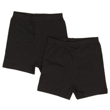 画像をギャラリービューアに読み込む, オーバーパンツ キッズ 女の子 2枚組 110cm~165cm (下着 中学生 下履き 学生 アンダーパンツ 幼稚園 インナー 小学生 黒 ガールズスパッツ キッズスパッツ 110 120 130 140 150 160)