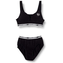 画像をギャラリービューアに読み込む, ジュニア スポーツブラ ショーツセット 子供 150~165cm 下着 小学生 女の子 キッズ インナー 中学生 女子 ブラジャー 綿混 150 160 165 ジュニアブラ 上下セット