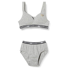 画像をギャラリービューアに読み込む, ジュニア スポーツブラ ショーツセット 子供 150~165cm 下着 小学生 女の子 キッズ インナー 中学生 女子 ブラジャー 綿混 150 160 165 ジュニアブラ 上下セット