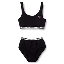 画像をギャラリービューアに読み込む, ジュニア ハーフトップ ショーツセット 子供 150~165cm 下着 小学生 女の子 キッズ インナー 中学生 女子 ブラジャー 綿混 150 160 165 ジュニアブラ 上下セット