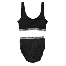 画像をギャラリービューアに読み込む, ジュニアブラ ショーツ 上下セット ハーフトップ 子供 下着 女の子 OUTDOOR 150~165cm スポブラ 小学生 キッズ ジュニア インナー 中学生 女子 ブラジャー 150 160 165 肌着
