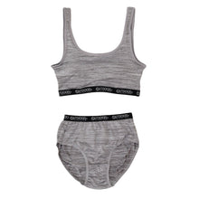 画像をギャラリービューアに読み込む, ジュニアブラ ショーツ 上下セット ハーフトップ 子供 下着 女の子 OUTDOOR 150~165cm スポブラ 小学生 キッズ ジュニア インナー 中学生 女子 ブラジャー 150 160 165 肌着