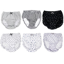 画像をギャラリービューアに読み込む, 子供 女の子 綿100% ショーツ 6枚組 100cm~165cm パンツ 下着 セット インナー 100 110 120 130 140 150 160 子ども 女児 コットン 子供肌着