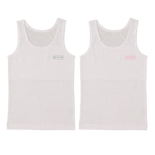 画像をギャラリービューアに読み込む, OUTDOOR 胸二重 タンクトップ 2枚組 綿混 インナー 女の子 130cm~160cm インナー シャツ 下着 綿 コットン 肌着 女の子 女子 ガールズ 子供 キッズ ジュニア 白 黒 無地 シンプル セット (在庫限り)