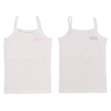 画像をギャラリービューアに読み込む, OUTDOOR 胸二重 キャミソール キャミ 2枚組 綿混 インナー 女の子 130cm~160cm インナー シャツ 下着 綿 コットン 肌着 女の子 女子 ガールズ 子供 キッズ ジュニア 白 無地 シンプル セット (在庫限り)
