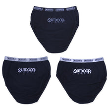 画像をギャラリービューアに読み込む, Outdoor ショーツ 綿100 3枚組 130cm 140cm 150cm 160cm 165cm アウトドア キッズ ジュニア 子供 下着 パンツ セット 女の子 インナー 子ども 女児 コットン ブラック 黒