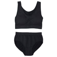 画像をギャラリービューアに読み込む, ジュニア ハーフトップ ショーツセット 子供 150~165cm 下着 小学生 女の子 キッズ インナー 中学生 女子 ブラジャー 綿混 150 160 165 ジュニアブラ 上下セット