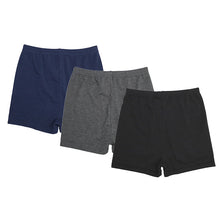画像をギャラリービューアに読み込む, 子供 女の子 オーバーパンツ ショーツ 3枚組 無地 吸水速乾 1分丈 130 140 150 160 165cm 冷え対策 ジュニア キッズ 下着 パンツ セット インナー 子ども ガールズ 女児 子供肌着 子供下着 ギフト プレゼント 黒 灰 紺