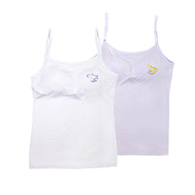 画像をギャラリービューアに読み込む, 子供 女の子 モールドカップ キャミソール キッズ ガールズ 2枚組 150 160 165 cm 接触冷感 吸汗速乾 子供 下着 肌着 カップ付き インナー シャツ 女子 ワンポイント サメ ユニコーン セット 学校 スクール 体育 スポーツ (在庫限り)