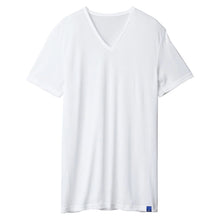 画像をギャラリービューアに読み込む, グンゼ インナー メンズ 半袖 Vネック Tシャツ 冷感 M~LL GUNZE COOLMAGIC 吸汗速乾 消臭 肌着 夏 下着 部屋干し ひんやり