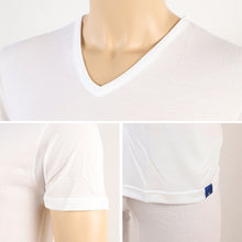 画像をギャラリービューアに読み込む, グンゼ インナー メンズ 半袖 Vネック Tシャツ 冷感 M~LL GUNZE COOLMAGIC 吸汗速乾 消臭 肌着 夏 下着 部屋干し ひんやり