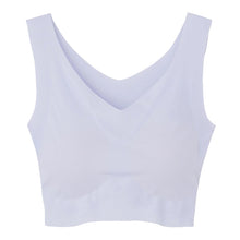 画像をギャラリービューアに読み込む, グンゼ キレイラボ ハーフトップブラ 冷感 完全無縫製 M~LL ハーフトップ 夏 涼しい シームレス 接触冷感 縫い目無し カップ付き ムレ対策 レディース ノンワイヤーブラ 下着