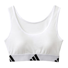 画像をギャラリービューアに読み込む, アディダス ジュニア ブラジャー ハーフトップ 子供 スポーツブラ 女の子 スクール インナー 150 160 165 cm グンゼ adidas キッズ 下着 綿混 パッド付き フィット スポーツ 部活 運動 動きやすい 快適