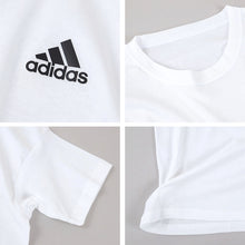 画像をギャラリービューアに読み込む, グンゼ アディダス キッズ Tシャツ 2枚組 140~160cm (下着 子供 インナー 男の子 半袖 シャツ 白 黒 子ども ジュニア adidas) (在庫限り)
