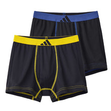 画像をギャラリービューアに読み込む, アディダス 男の子 インナー ボクサーブリーフ 下着 ジュニア ボーイズ グンゼ 140 150 160 170 cm adidas 子供用 キッズ 2枚組 綿 ストレッチ 通学 部活 体育 普段使い スポーツ ブランド シンプル かっこいい 快適 動きやすい 吸汗 通気性 成長期