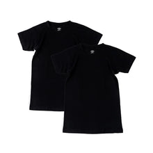 画像をギャラリービューアに読み込む, グンゼ umbro クルーネック Tシャツ 2枚組 130~170cm (男の子 下着 キッズ ジュニア 子供 インナー 半袖 tシャツ 汗 スポーツ 白 黒)
