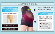 画像をギャラリービューアに読み込む, グンゼ HAQCARE 姿勢を整える骨盤サポートボトム M・L (GUNZE HAQCARE インナーボトム 補整下着 骨盤 ニオイ対策 静電気防止) (在庫限り)