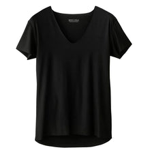 画像をギャラリービューアに読み込む, グンゼ ボディワイルド Tシャツ 深Vネック メンズ 半袖 肌着 M・L (bodywild 下着 ひびきにくい カットオフ インナー 薄い 軽い AIRZ) (在庫限り)
