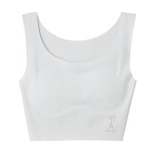 画像をギャラリービューアに読み込む, グンゼ ハーフトップ ジュニア シームレス 綿 ブラジャー ノンワイヤー 140~160cm (子供 下着 キッズ カップ付き インナー 女の子 白 無縫製 縫い目なし ひびきにくい)