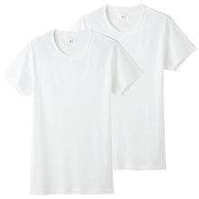画像をギャラリービューアに読み込む, グンゼ YG tシャツ メンズ 半袖 インナー クルーネック 速乾 防臭 2枚組 M~LL GUNZE インナーシャツ 男性 紳士 下着 肌着 丸首 吸汗速乾 ムレ 抗菌防臭 ニオイ対策 M L LL