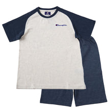画像をギャラリービューアに読み込む, キッズ パジャマ 半袖 半ズボン 女の子 男の子 子供 130cm~160cm チャンピオン 子供服 夏 ルームウェア パジャマ 部屋着 上下セット