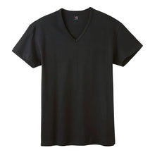 画像をギャラリービューアに読み込む, グンゼ YG tシャツ メンズ 半袖 綿100% あったか インナー Vネック M~LL 厚地 厚手 暖かい 男性 下着 肌着 コットン 綿 V首 アンダーウェア GUNZE