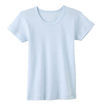 画像をギャラリービューアに読み込む, グンゼ 暖サラ 女の子 肌着 半袖 綿 キッズ インナー 100cm~165cm (子供 下着 シャツ 丸首 あったか 冬 暖かい ガールズ コットン) (在庫限り)