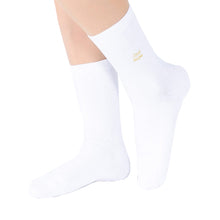 画像をギャラリービューアに読み込む, グンゼ セシルマクビー スクールソックス ワンポイント 女子 ショートソックス 18cm丈 23-25cm (靴下 中学生 高校生 紺 白 黒 通学 ソックス かわいい オシャレ レディース) (在庫限り)