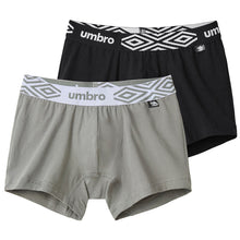画像をギャラリービューアに読み込む, グンゼ umbro ボクサーブリーフ ボクサーパンツ 2枚組 前あき 前とじ M L LL アンブロ メンズ パンツ ボクサーブリーフ 下着 インナー 綿 吸汗速乾 黒系 ブラック 紺系 ネイビー ネービー カラフル 綿100% 綿混