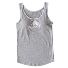 画像をギャラリービューアに読み込む, グンゼ adidas 女児タンクトップ 150~165cm (アディダス 黒 白 灰 女子 女の子 下着 ブラタンクトップ スポーツ グンゼ 中学生 スクールインナー カップ付きインナー 小学生 adidas 150 160 165) (在庫限り)