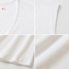 画像をギャラリービューアに読み込む, グンゼ YG メンズ インナー ノースリーブ Vネック スリーブレス Tシャツ 綿100% M~LL GUNZE 肌着 下着 男性 紳士 インナーシャツ 綿100 v首 M L LL インナーウェアー 消臭 コットン (在庫限り)