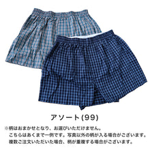 画像をギャラリービューアに読み込む, グンゼ トランクス 綿100% メンズ 2枚組 M~LL パンツ 下着 男性 セット インナー 肌着 チェック 2枚組 セット