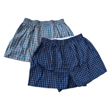 画像をギャラリービューアに読み込む, グンゼ トランクス 綿100% メンズ 2枚組 M~LL パンツ 下着 男性 セット インナー 肌着 チェック 2枚組 セット