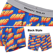 画像をギャラリービューアに読み込む, グンゼ ボディワイルド 綿ベア天 ボクサーパンツ 柄ボクサー M・L (GUNZE BODYWILD 男性 紳士 下着 肌着 ボクサーブリーフ インナーウェアー カラー豊富 前とじ カジュアル 柄物) (在庫限り)