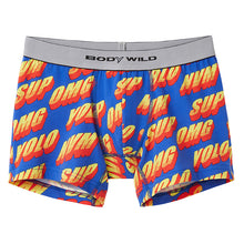 画像をギャラリービューアに読み込む, グンゼ ボディワイルド 綿ベア天 ボクサーパンツ 柄ボクサー M・L (GUNZE BODYWILD 男性 紳士 下着 肌着 ボクサーブリーフ インナーウェアー カラー豊富 前とじ カジュアル 柄物) (在庫限り)