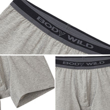 画像をギャラリービューアに読み込む, ボクサーパンツ 3枚セット メンズ 下着 前とじ bodywild ボディワイルド M~LL ボクサーブリーフ 3枚組 パンツ グンゼ インナー 綿 おすすめ お得 セット売り プレゼント ギフト 箱入り