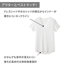 画像をギャラリービューアに読み込む, グンゼ YG tシャツ メンズ vネック 半袖 カットオフ M~LL GUNZE 肌着 下着 男性 紳士 インナーシャツ v首 CUTOFF シャツ 透けない ひびきにくい 抗菌 防臭 黒 肌色 白 ビジネス インナー