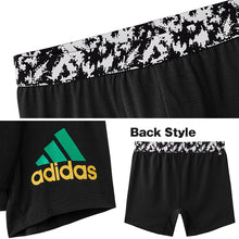 画像をギャラリービューアに読み込む, アディダス ボクサーパンツ メンズ 綿 ベア天 前閉じ S~LL adidas パンツ ボクサー 肌着 下着 インナー 綿混 男子 部活 部活動 スポーツ 運動 体育 柄 ロゴ スリーストライプス 汗 吸汗 速乾 ジム (在庫限り)