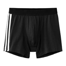 画像をギャラリービューアに読み込む, アディダス ボクサーパンツ メンズ 綿 ベア天 前閉じ S~LL adidas パンツ ボクサー 肌着 下着 インナー 綿混 男子 部活 部活動 スポーツ 運動 体育 柄 ロゴ スリーストライプス 汗 吸汗 速乾 ジム (在庫限り)